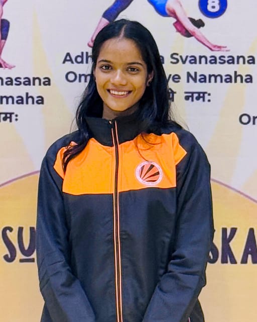 Alka Periwal at a Yogasana championship